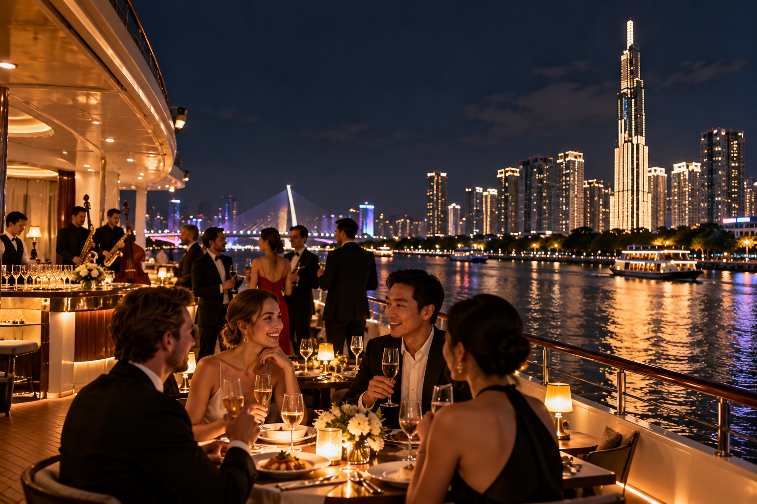 Saigon sunset cruise