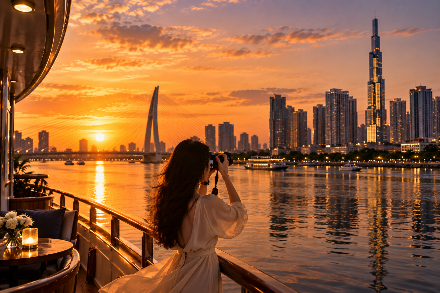 Saigon sunset cruise
